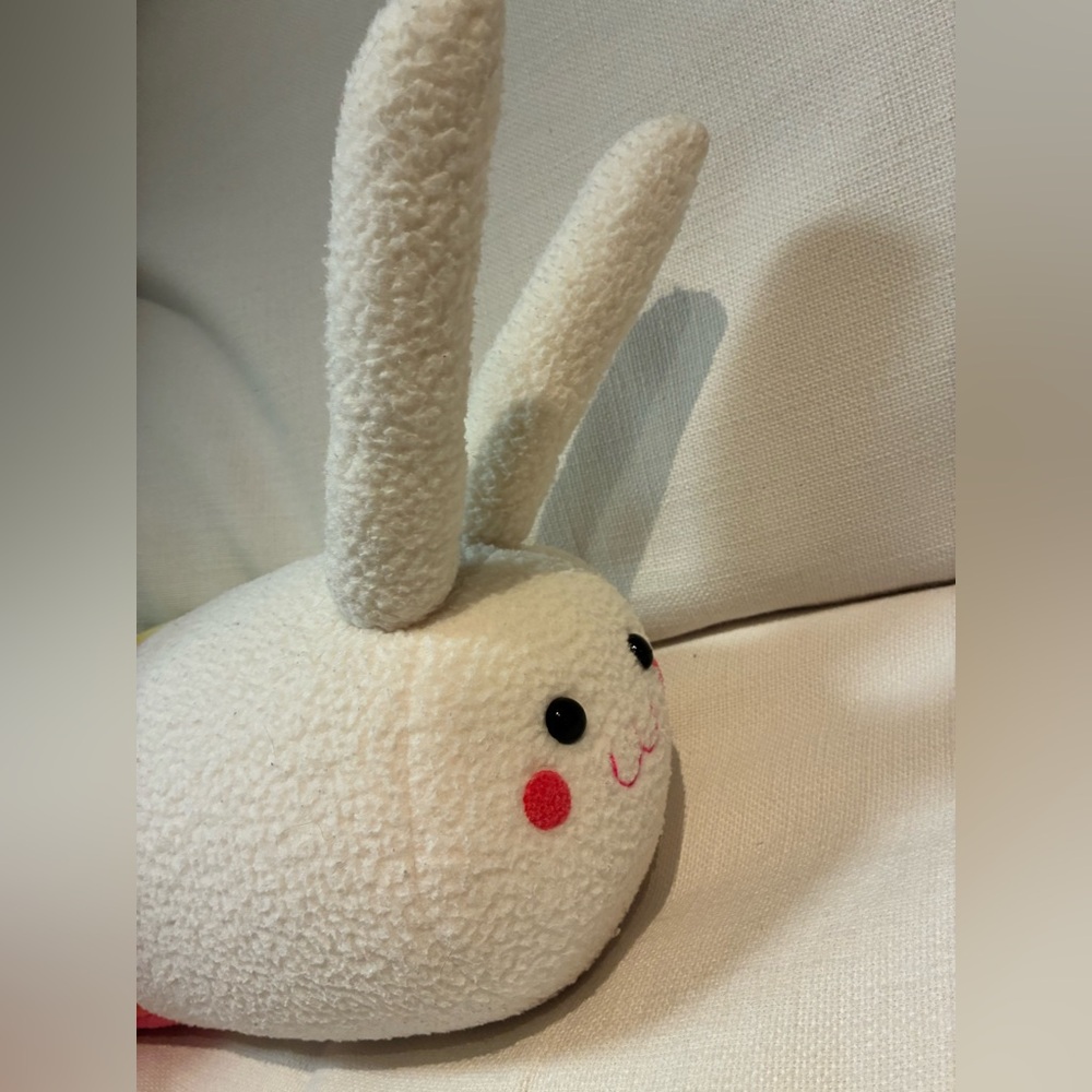 🐰 Cute Rainbow Bunny Body Pillow – Cozy Cuddle Friend! 🌈